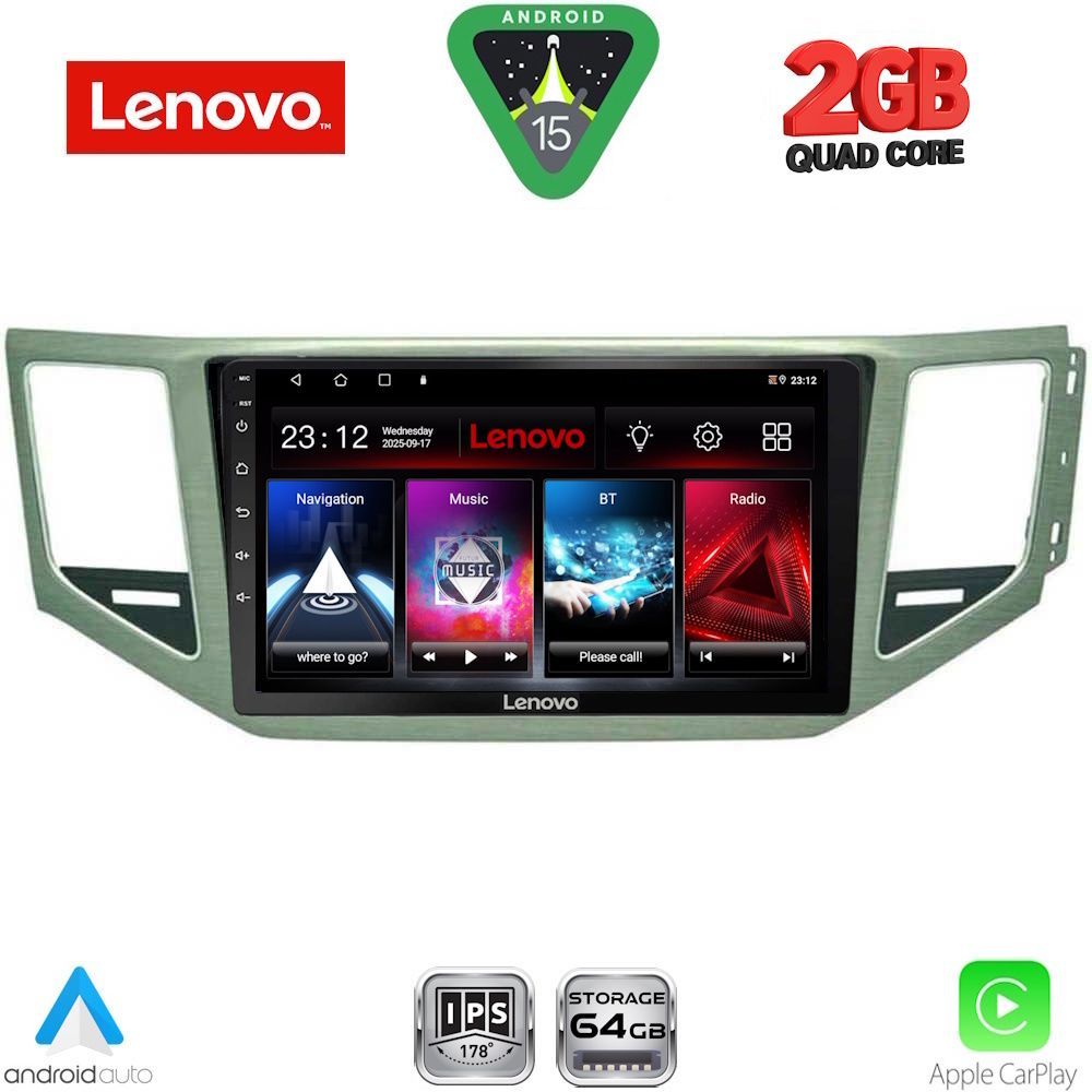 LENOVO LVD 2745_CPA (SL) (10inc) MULTIMEDIA TABLET for VW GOLF SPORTSVAN mod. 2014-2021 LENOVO LVD 2745_CPA (SL) (10inc) MULTIMEDIA TABLET for VW GOLF SPORTSVAN mod. 2014-2021
