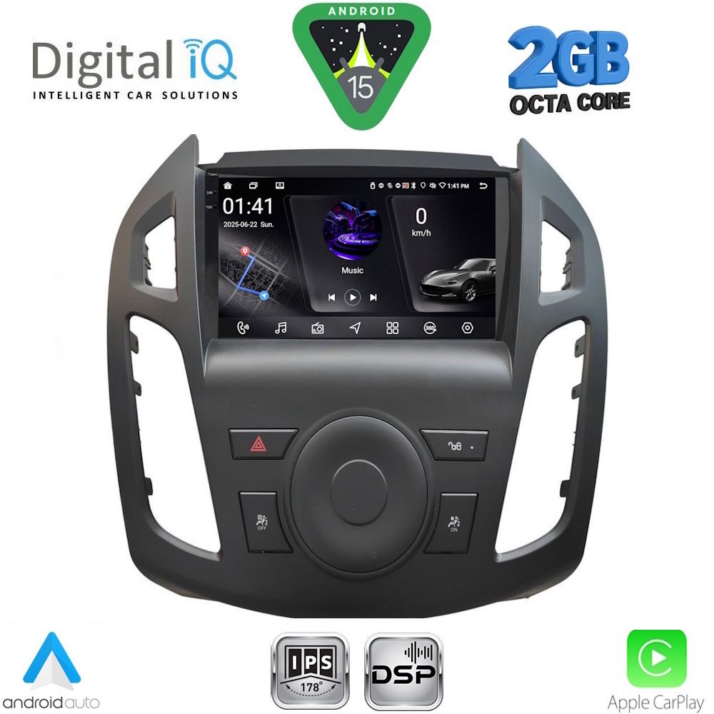 DIGITAL IQ RSF 4176_CPA (9inc) MULTIMEDIA TABLET for FORD TRANSIT CONNECT mod. 2013-2018 DIGITAL IQ RSF 4176_CPA (9inc) MULTIMEDIA TABLET for FORD TRANSIT CONNECT mod. 2013-2018
