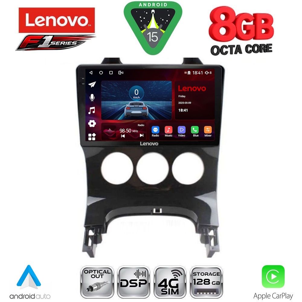 LENOVO SSR 10515_CPA A/C (9inc) MULTIMEDIA TABLET for PEUGEOT 3008 mod. 2008-2016 LENOVO SSR 10515_CPA A/C (9inc) MULTIMEDIA TABLET for PEUGEOT 3008 mod. 2008-2016
