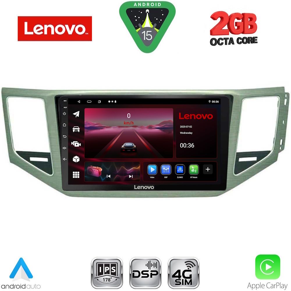 LENOVO LVF 5745_CPA (SL) (10inc) MULTIMEDIA TABLET for VW GOLF SPORTSVAN mod. 2014-2021 LENOVO LVF 5745_CPA (SL) (10inc) MULTIMEDIA TABLET for VW GOLF SPORTSVAN mod. 2014-2021