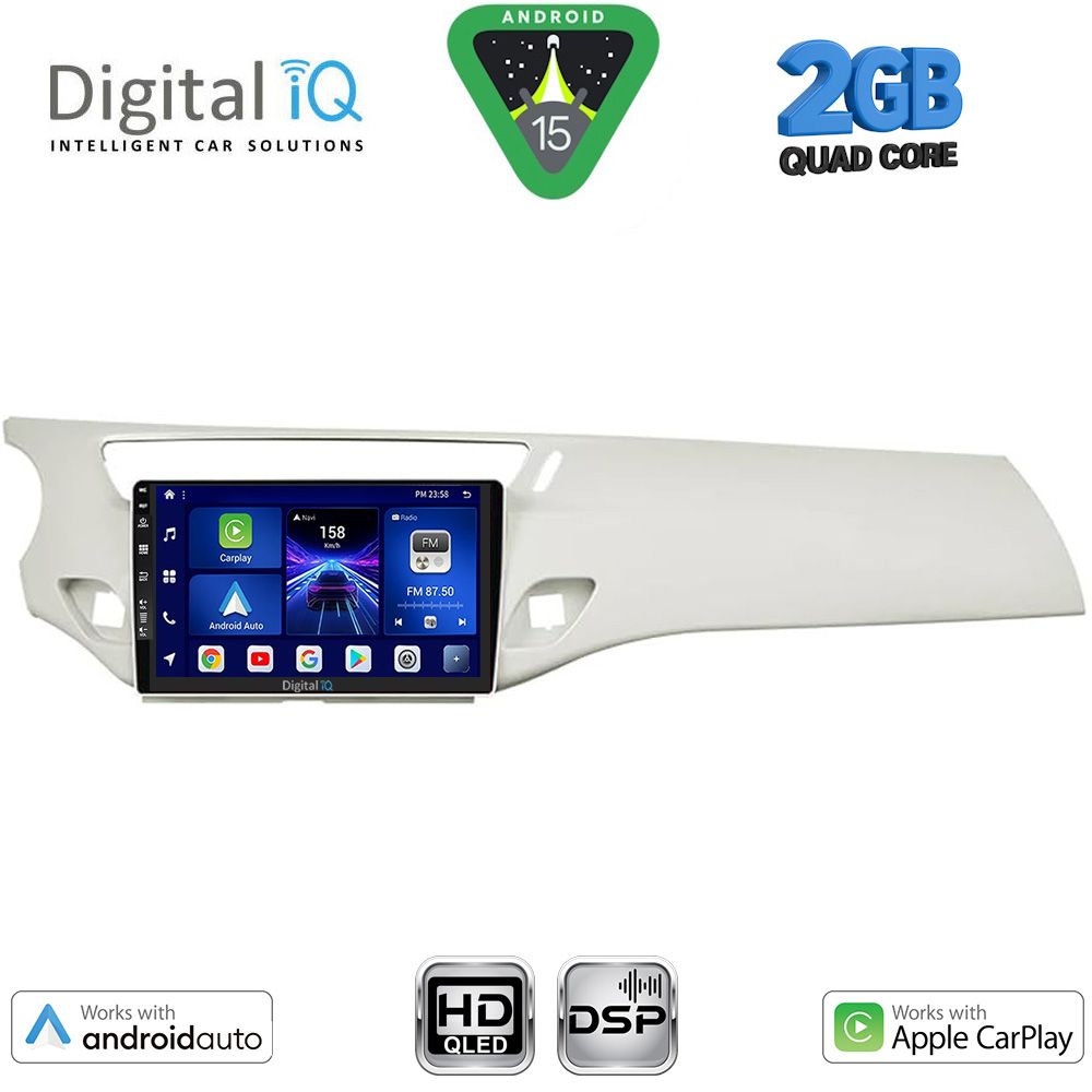 DIGITAL IQ BXC 3092WH_CPAA (9inc) MULTIMEDIA TABLET for CITROEN C3 - DS3 mod. 2009-2016 (WHITE) DIGITAL IQ BXC 3092WH_CPAA (9inc) MULTIMEDIA TABLET for CITROEN C3 - DS3 mod. 2009-2016 (WHITE)