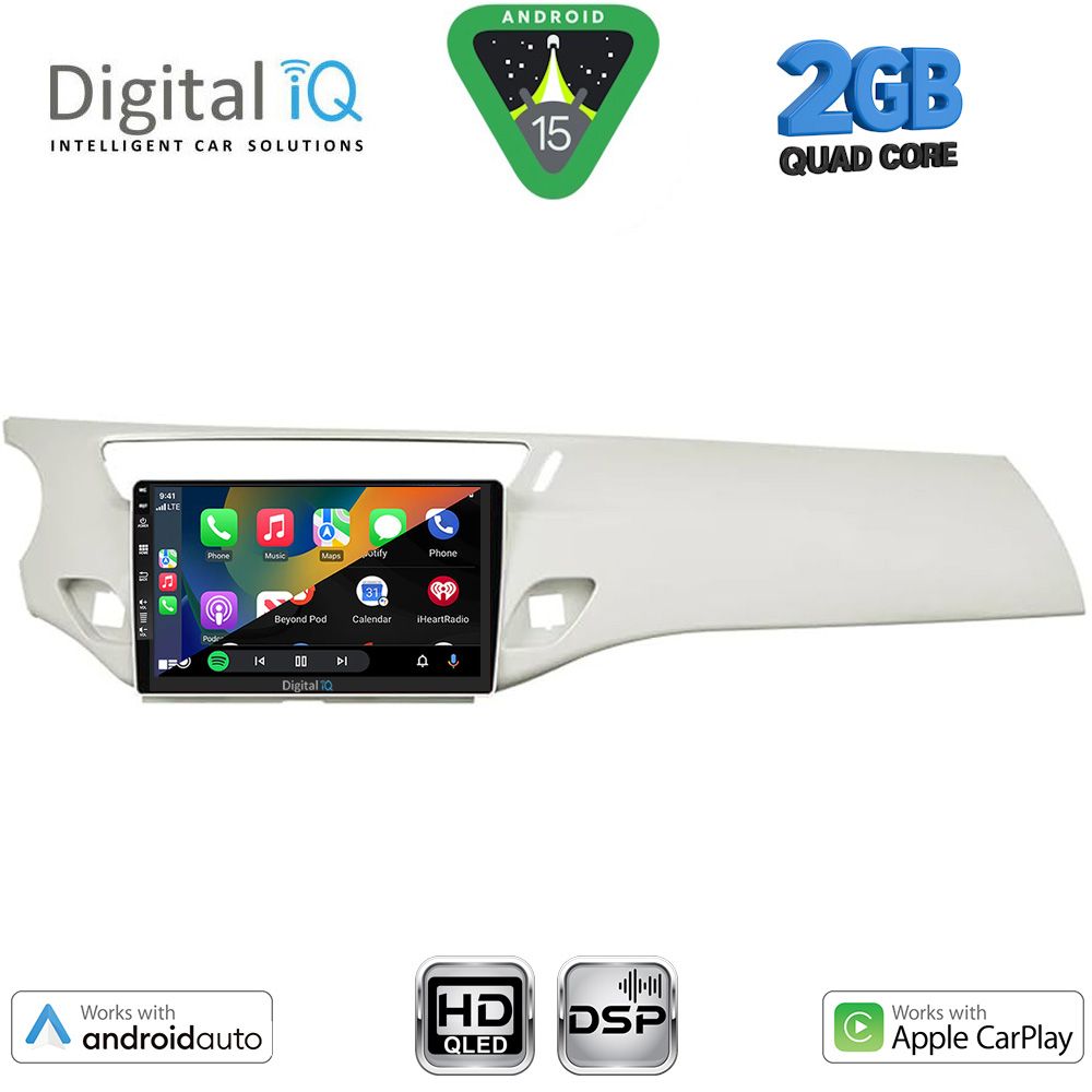 DIGITAL IQ BXC 3092WH_CPAA (9inc) MULTIMEDIA TABLET for CITROEN C3 - DS3 mod. 2009-2016 (WHITE) DIGITAL IQ BXC 3092WH_CPAA (9inc) MULTIMEDIA TABLET for CITROEN C3 - DS3 mod. 2009-2016 (WHITE)