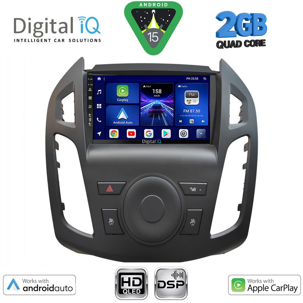 DIGITAL IQ BXC 3176_CPAA (9inc) MULTIMEDIA TABLET for FORD TRANSIT CONNECT mod. 2013-2018 DIGITAL IQ BXC 3176_CPAA (9inc) MULTIMEDIA TABLET for FORD TRANSIT CONNECT mod. 2013-2018