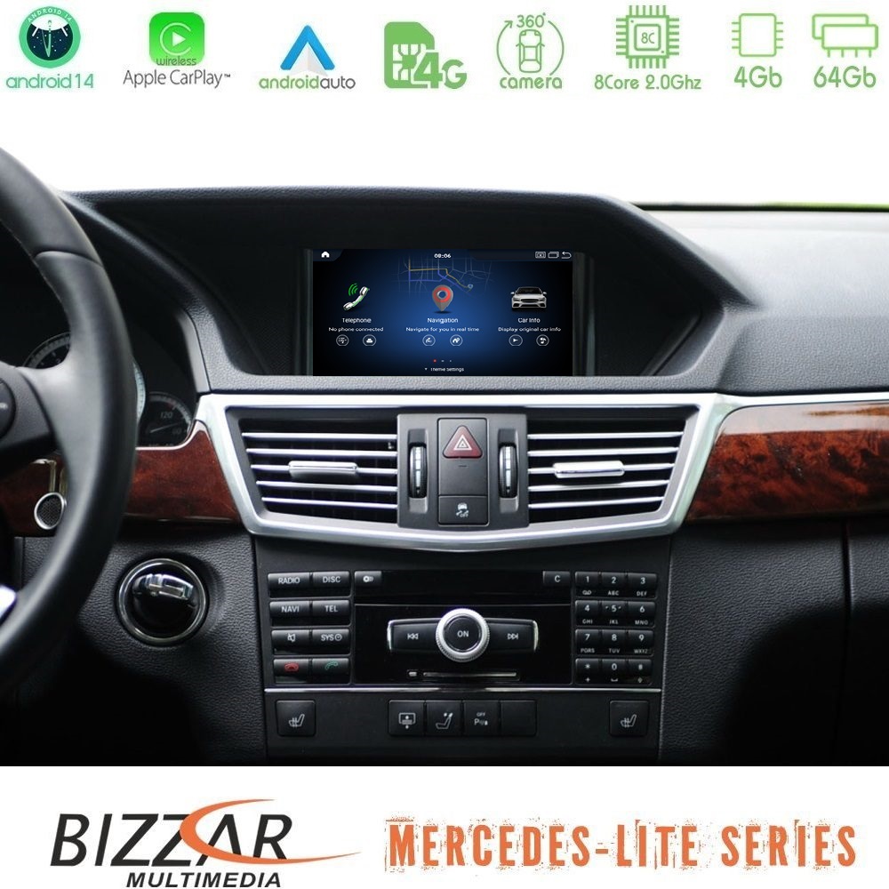 Bizzar OEM Mercedes E Class (W212) NTG5 Android14 8Core (4+64GB) Navigation Multimedia 7 (OEM Style) Bizzar OEM Mercedes E Class (W212) NTG5 Android14 8Core (4+64GB) Navigation Multimedia 7 (OEM Style)