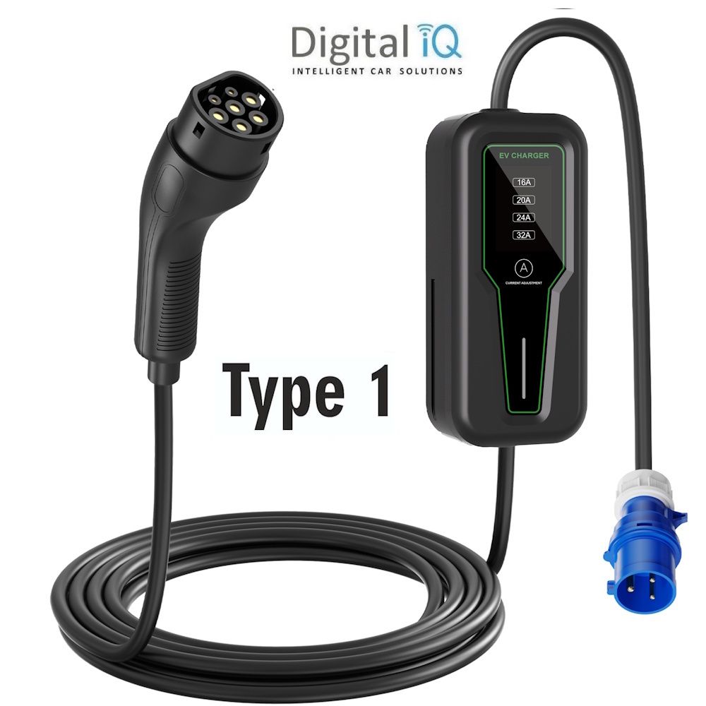 DIQ EV PRL 23207 (PORTABLE EV CHARGER TYPE 2 PEVC32A01 - 32A - 7kW for TYPE1 US) DIQ EV PRL 23207 (PORTABLE EV CHARGER TYPE 2 PEVC32A01 - 32A - 7kW for TYPE1 US)