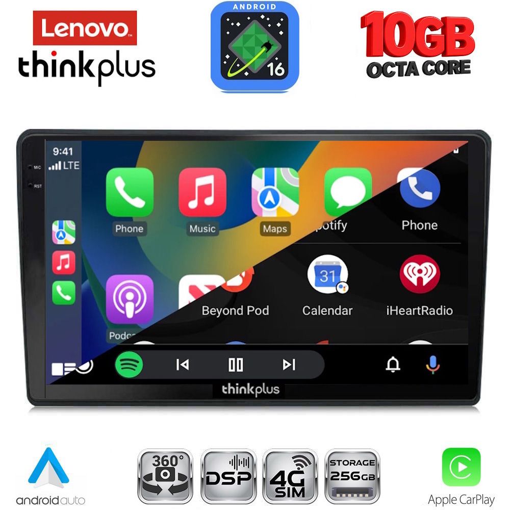 LENOVO LTM 11004_CPA (9inc) MULTIMEDIA TABLET for AUDI A4 mod. 2002-2008 LENOVO LTM 11004_CPA (9inc) MULTIMEDIA TABLET for AUDI A4 mod. 2002-2008