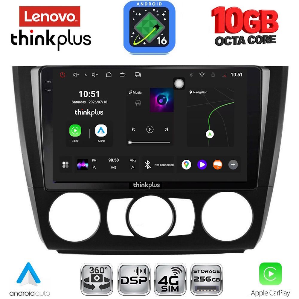 LENOVO LTM 11040_CPA A/C (9inc) MULTIMEDIA TABLET for BMW S.1 E81-82-87-88 mod. 2004-2013 LENOVO LTM 11040_CPA A/C (9inc) MULTIMEDIA TABLET for BMW S.1 E81-82-87-88 mod. 2004-2013