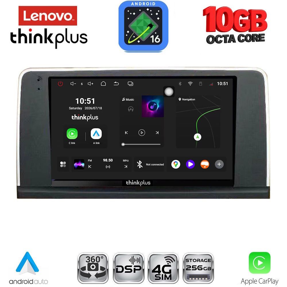 LENOVO LTM 11050_CPA (9inc) (NBT) MULTIMEDIA TABLET for BMW S.3-4 (F30-32) mod. 2012-2018 LENOVO LTM 11050_CPA (9inc) (NBT) MULTIMEDIA TABLET for BMW S.3-4 (F30-32) mod. 2012-2018