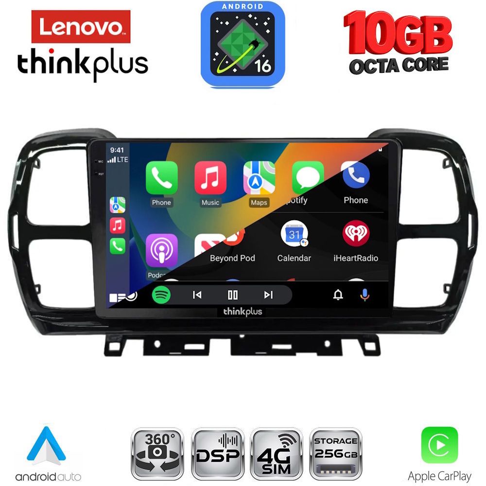 LENOVO LTM 11088_CPA (9inc) MULTIMEDIA TABLET for CITROEN C5 AIRCROSS mod. 2017-2021 LENOVO LTM 11088_CPA (9inc) MULTIMEDIA TABLET for CITROEN C5 AIRCROSS mod. 2017-2021