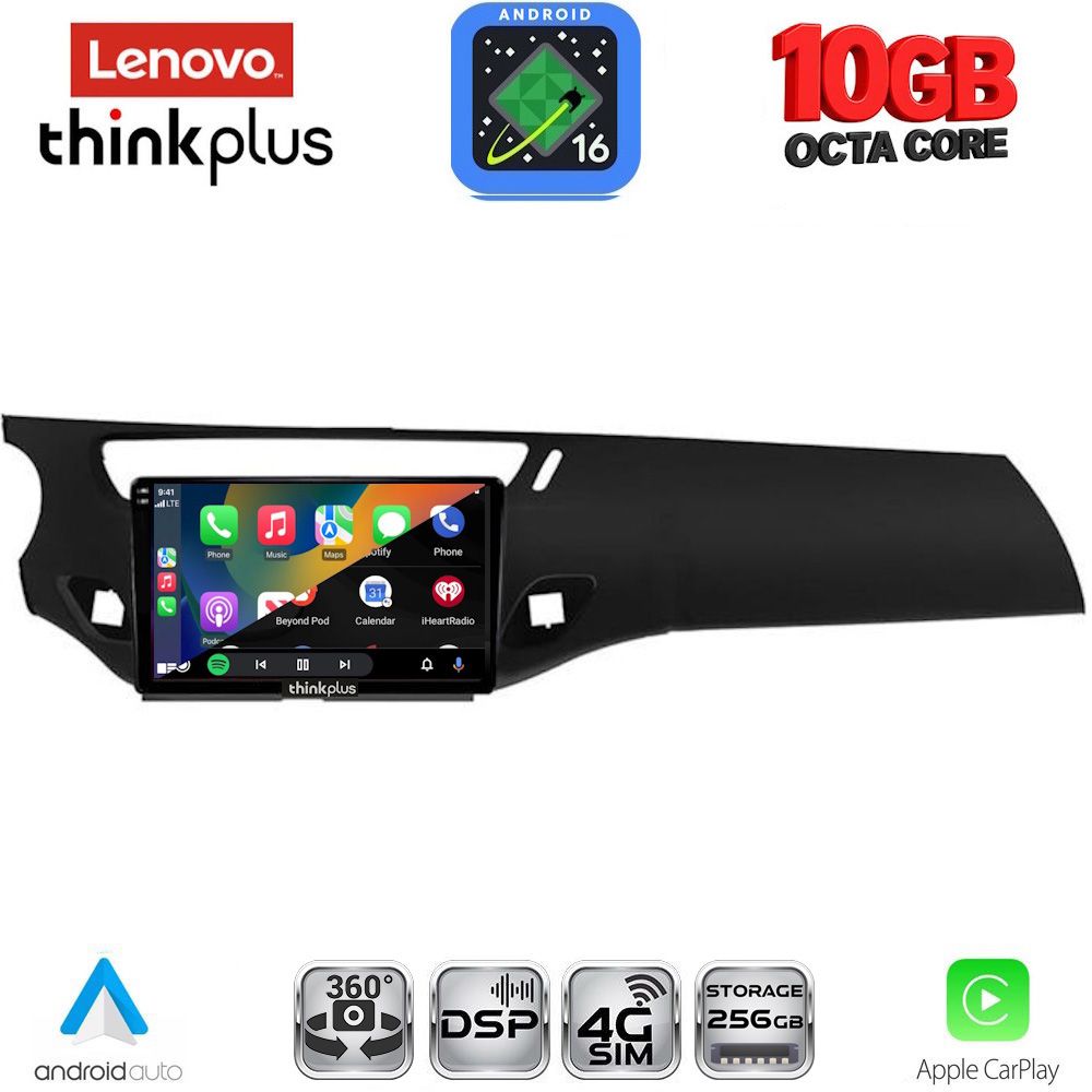 LENOVO LTM 11092BL_CPA (9inc) MULTIMEDIA TABLET for CITROEN C3 - DS3 mod. 2009-2016 (BLACK) LENOVO LTM 11092BL_CPA (9inc) MULTIMEDIA TABLET for CITROEN C3 - DS3 mod. 2009-2016 (BLACK)