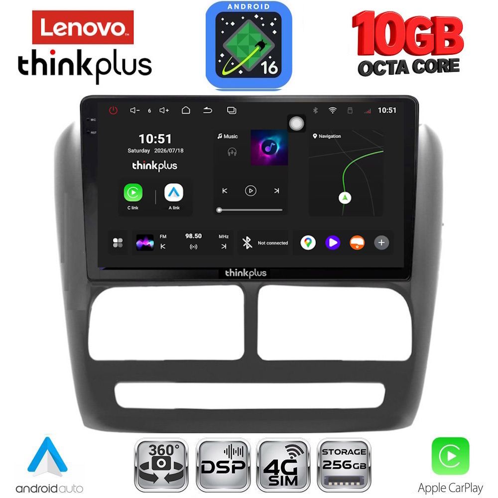 LENOVO LTM 11137_CPA (9inc) MULTIMEDIA TABLET for FIAT DOBLO mod. 2010-2015 LENOVO LTM 11137_CPA (9inc) MULTIMEDIA TABLET for FIAT DOBLO mod. 2010-2015