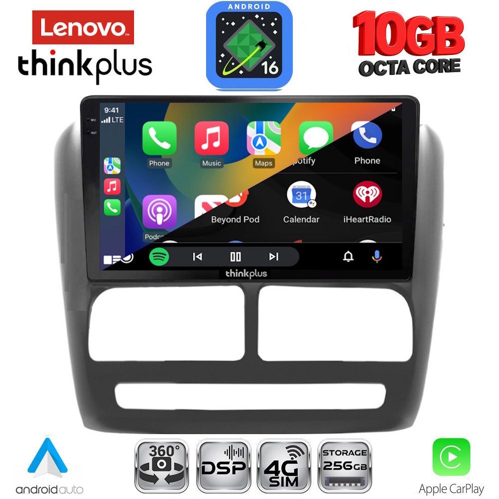 LENOVO LTM 11137_CPA (9inc) MULTIMEDIA TABLET for FIAT DOBLO mod. 2010-2015 LENOVO LTM 11137_CPA (9inc) MULTIMEDIA TABLET for FIAT DOBLO mod. 2010-2015