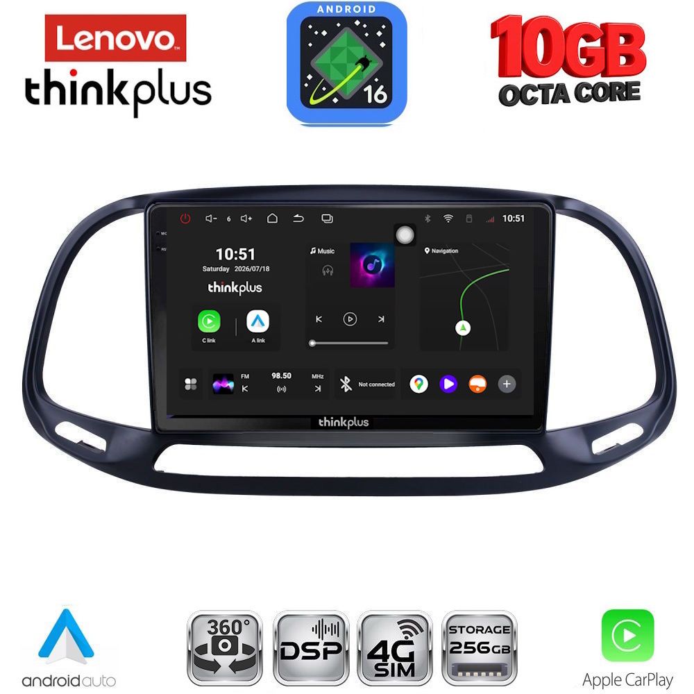 LENOVO LTM 11138_CPA (9inc) MULTIMEDIA TABLET for FIAT DOBLO – OPEL COMBO mod. 2015-2018 LENOVO LTM 11138_CPA (9inc) MULTIMEDIA TABLET for FIAT DOBLO – OPEL COMBO mod. 2015-2018