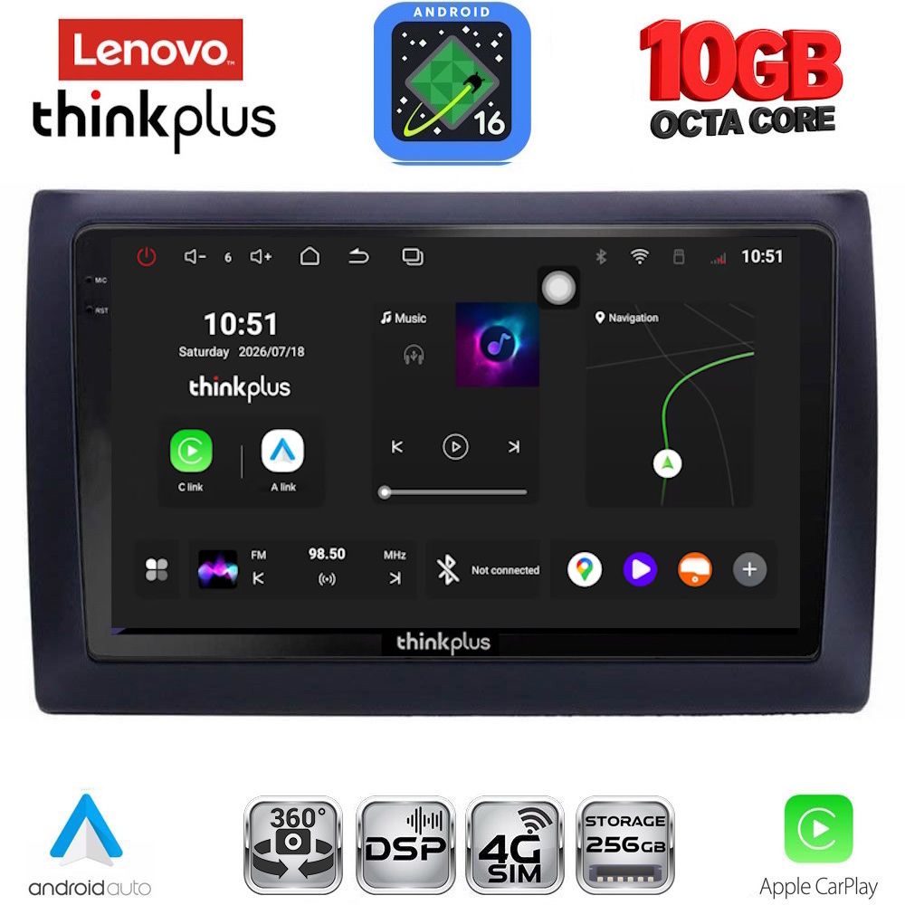 LENOVO LTM 11145_CPA (9inc) MULTIMEDIA TABLET for FIAT STILO mod. 2001-2007 LENOVO LTM 11145_CPA (9inc) MULTIMEDIA TABLET for FIAT STILO mod. 2001-2007