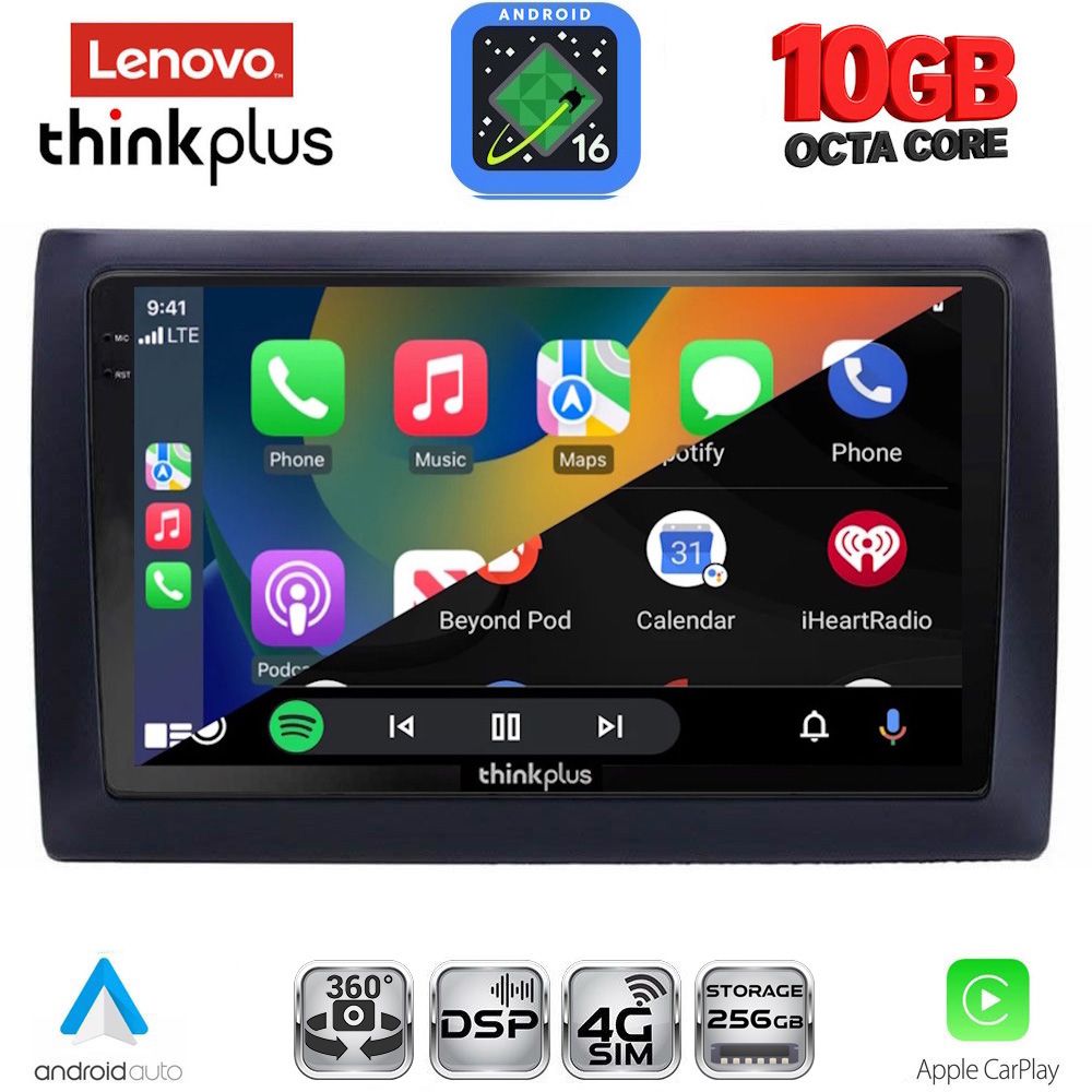 LENOVO LTM 11145_CPA (9inc) MULTIMEDIA TABLET for FIAT STILO mod. 2001-2007 LENOVO LTM 11145_CPA (9inc) MULTIMEDIA TABLET for FIAT STILO mod. 2001-2007
