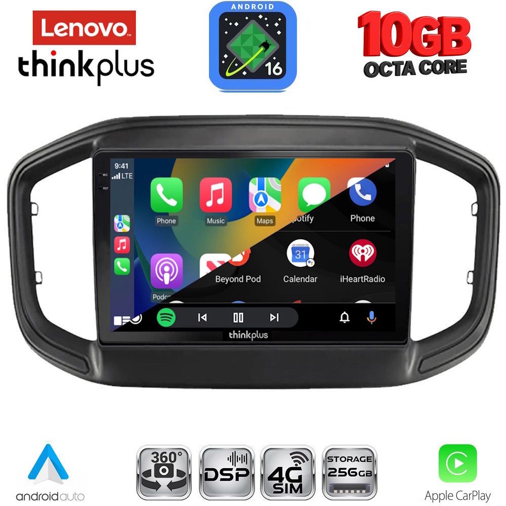 LENOVO LTM 11147_CPA (9inc) MULTIMEDIA TABLET for FIAT STRADA mod. 2020-2026 LENOVO LTM 11147_CPA (9inc) MULTIMEDIA TABLET for FIAT STRADA mod. 2020-2026