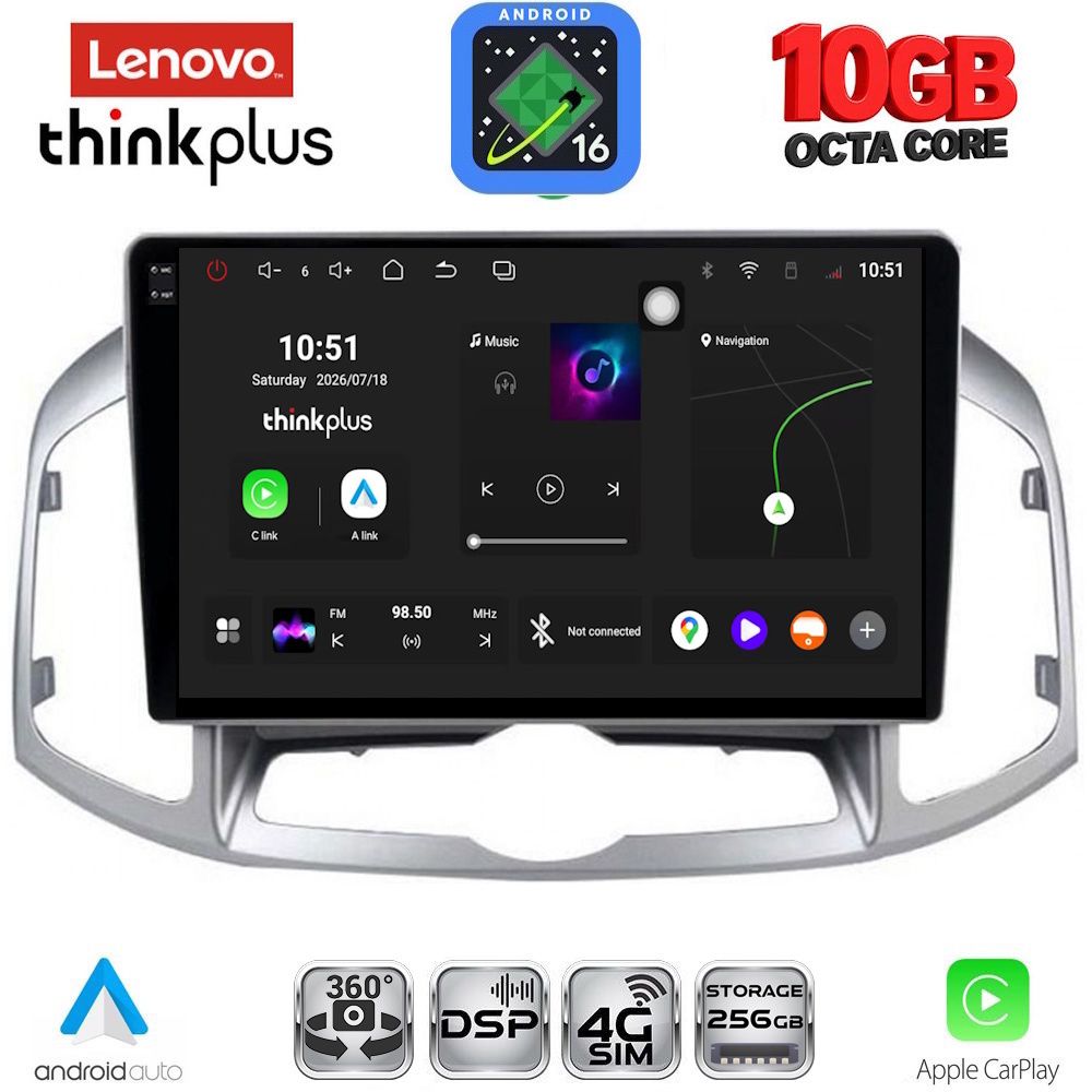 LENOVO LTM 11071_CPA (10inc) MULTIMEDIA for CHEVROLET CAPTIVA mod. 2012-2018 LENOVO LTM 11071_CPA (10inc) MULTIMEDIA for CHEVROLET CAPTIVA mod. 2012-2018