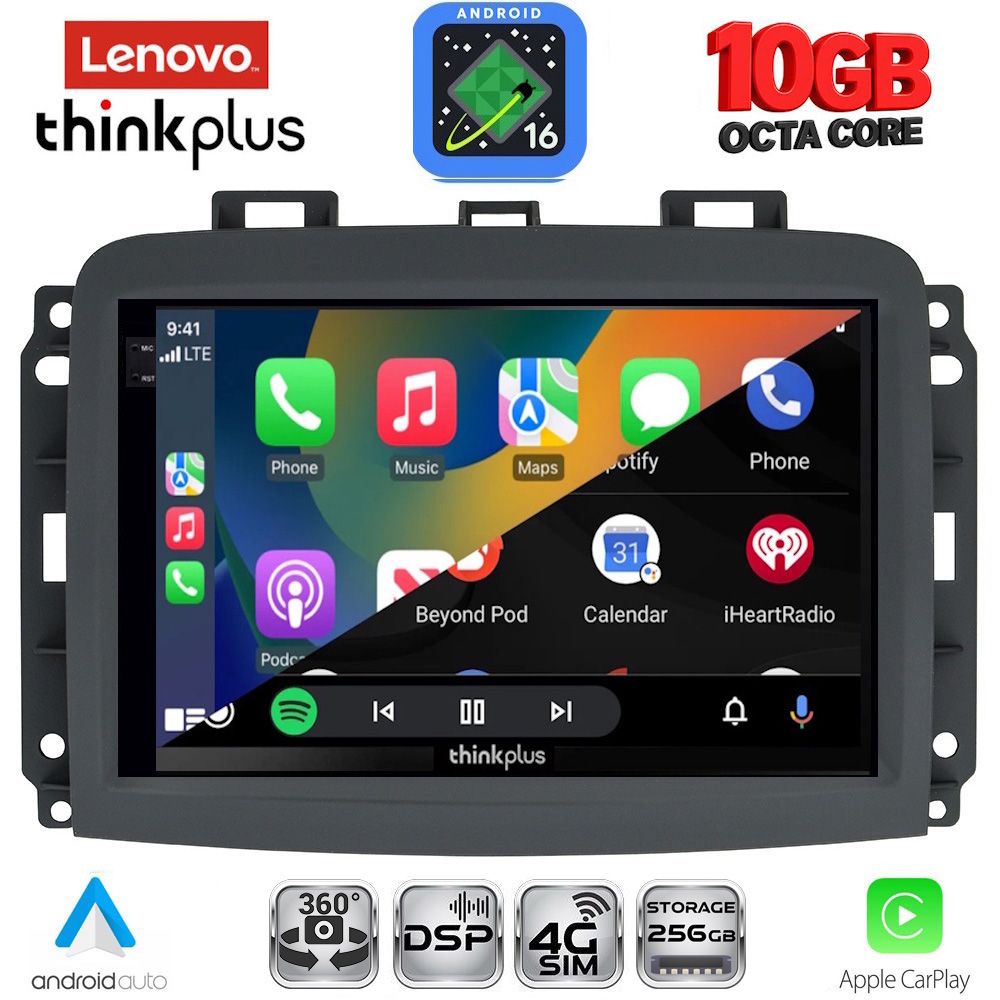 LENOVO LTM 11132_CPA (10inc) MULTIMEDIA TABLET for FIAT 500L mod. 2012-2022 LENOVO LTM 11132_CPA (10inc) MULTIMEDIA TABLET for FIAT 500L mod. 2012-2022