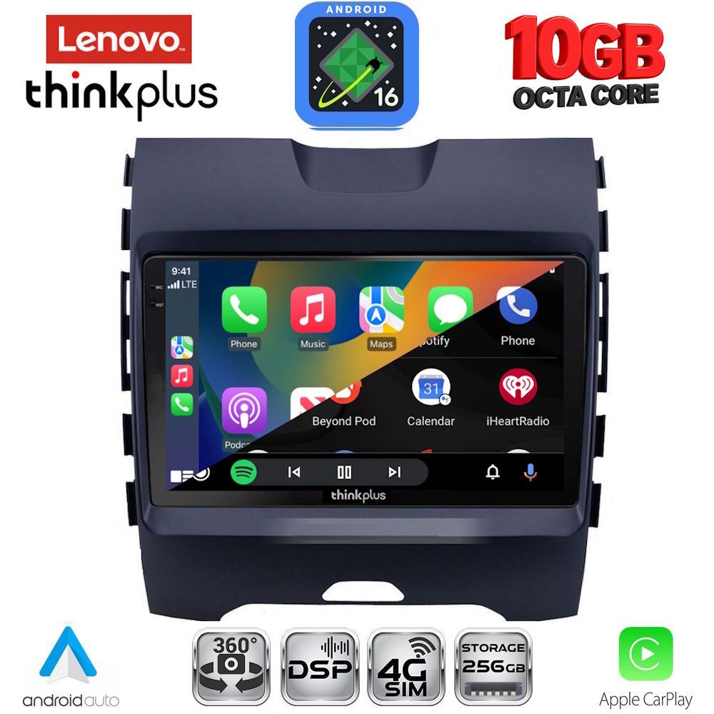 LENOVO LTM 11152_CPA (9inc) MULTIMEDIA TABLET for FORD EDGE mod. 2015-2023 LENOVO LTM 11152_CPA (9inc) MULTIMEDIA TABLET for FORD EDGE mod. 2015-2023