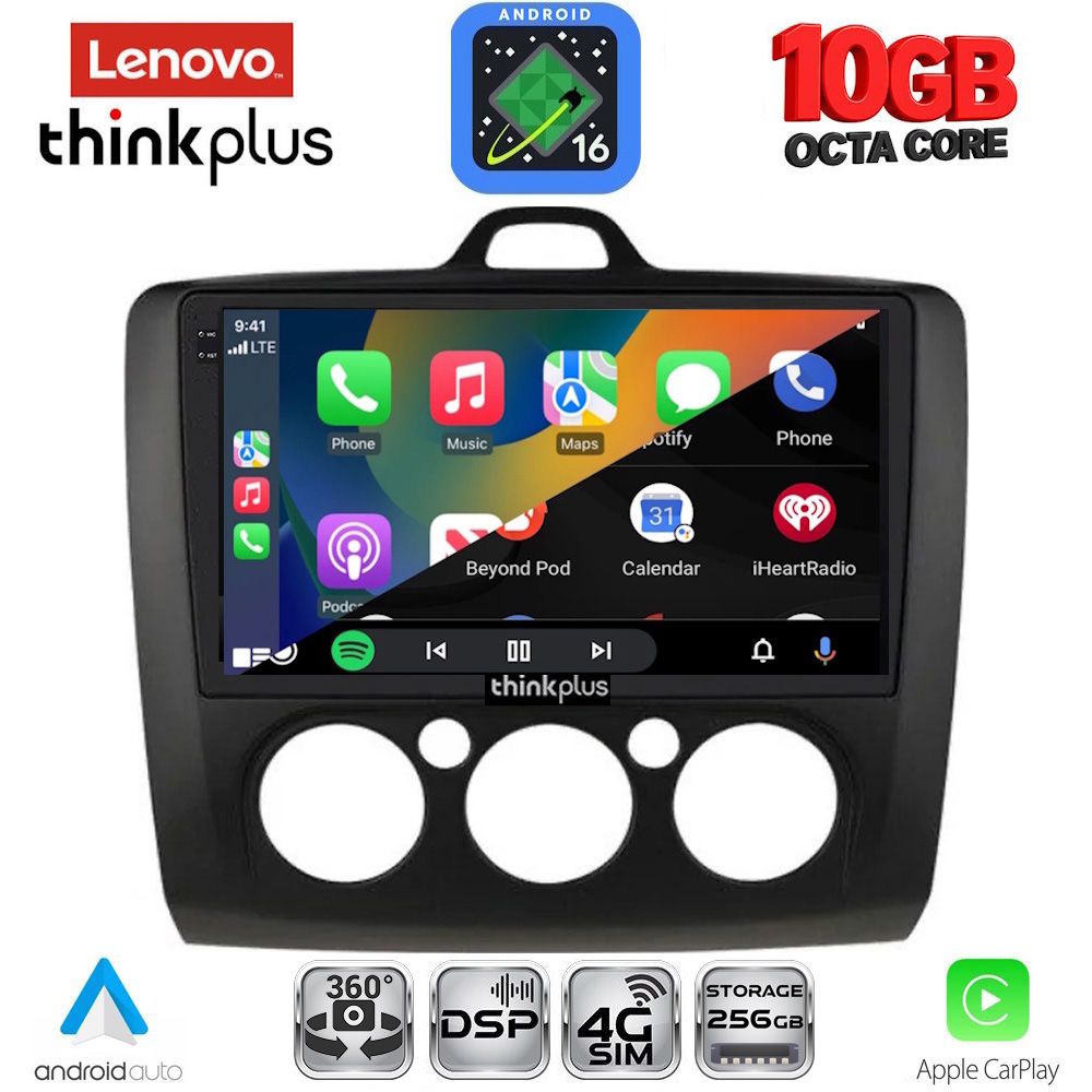 LENOVO LTM 11156BL_CPA A/C (9inc) MULTIMEDIA TABLET for FORD FOCUS mod. 2005-2012 (BLACK) LENOVO LTM 11156BL_CPA A/C (9inc) MULTIMEDIA TABLET for FORD FOCUS mod. 2005-2012 (BLACK)