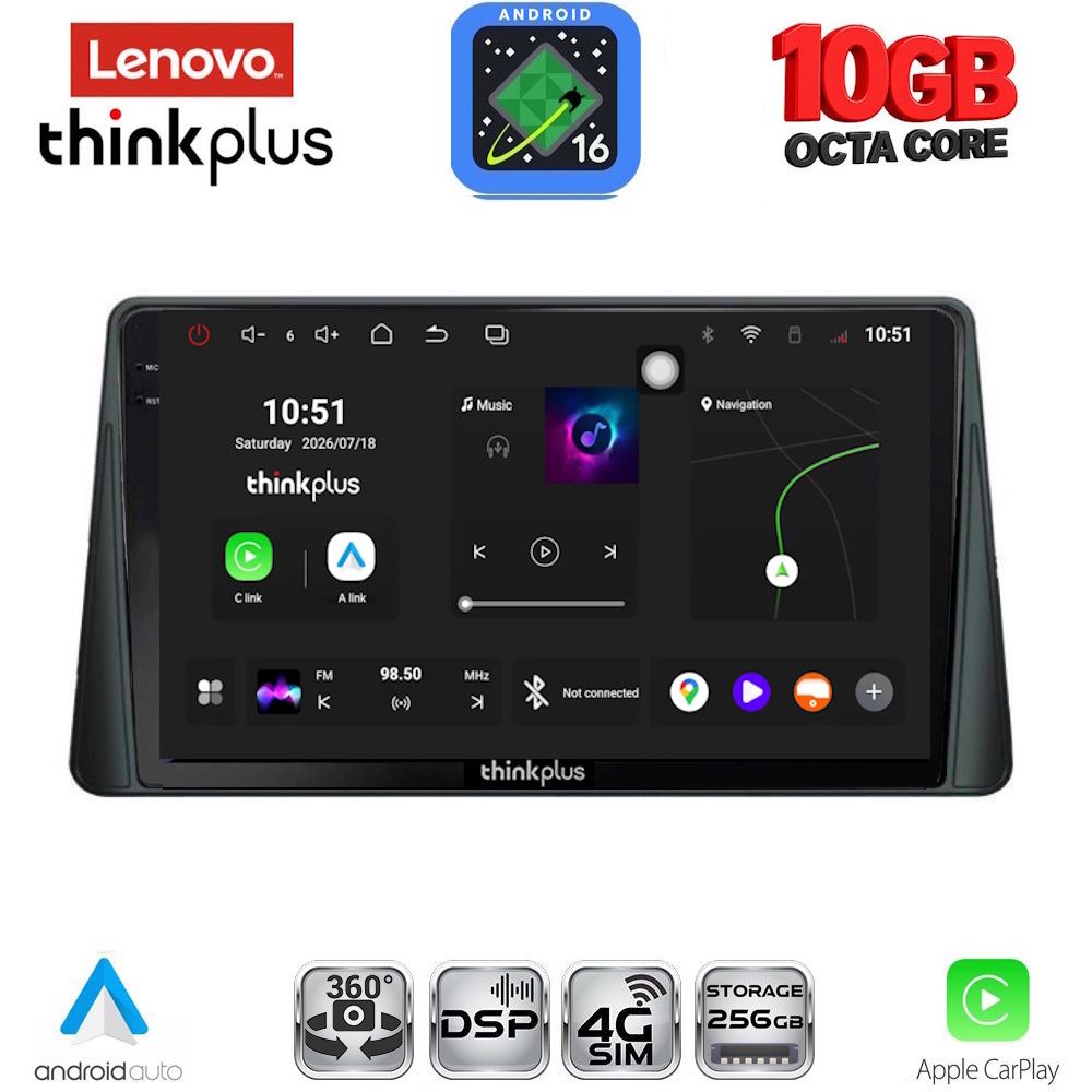 LENOVO LTM 11158_CPA (9inc) MULTIMEDIA TABLET for FORD FOCUS mod. 2019-2025 LENOVO LTM 11158_CPA (9inc) MULTIMEDIA TABLET for FORD FOCUS mod. 2019-2025