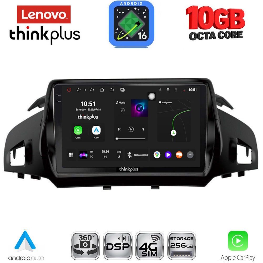 LENOVO LTM 11160_CPA (9inc) MULTIMEDIA TABLET for FORD KUGA mod. 2013-2019 – CMAX mod. 2011-2020 LENOVO LTM 11160_CPA (9inc) MULTIMEDIA TABLET for FORD KUGA mod. 2013-2019 – CMAX mod. 2011-2020
