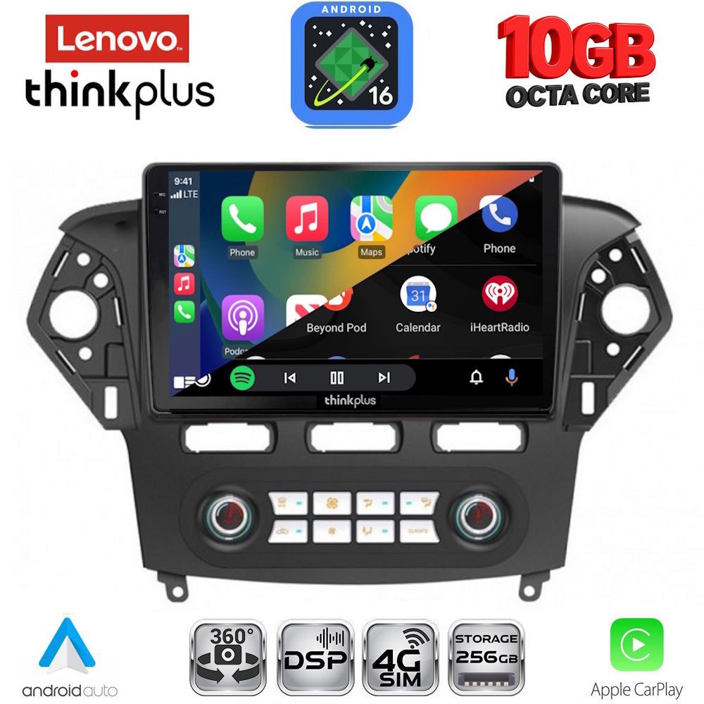 LENOVO LTM 11163_CPA CLIMA (10inc) MULTIMEDIA TABLET for FORD MONDEO mod. 2011-2013 LENOVO LTM 11163_CPA CLIMA (10inc) MULTIMEDIA TABLET for FORD MONDEO mod. 2011-2013