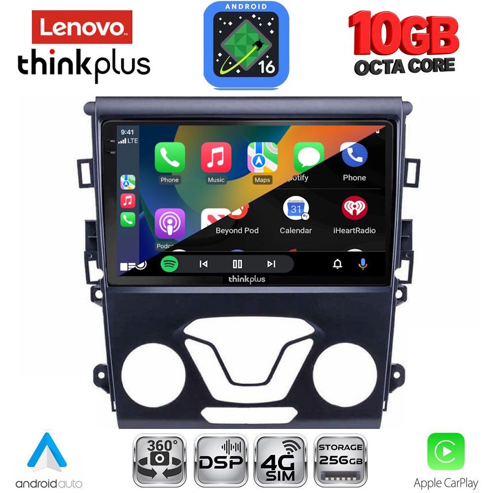 LENOVO LTM 11164_CPA A/C (9inc) MULTIMEDIA TABLET for FORD MONDEO mod. 2014-2023 LENOVO LTM 11164_CPA A/C (9inc) MULTIMEDIA TABLET for FORD MONDEO mod. 2014-2023