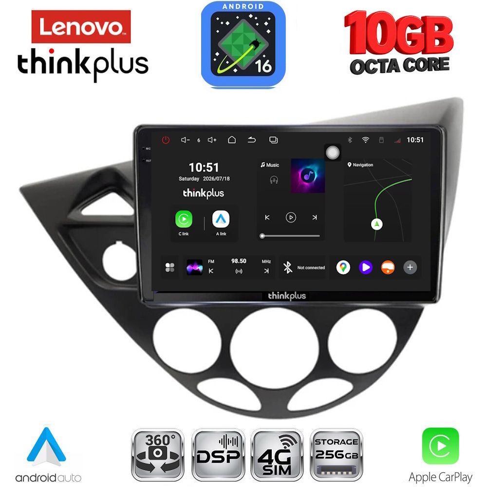 LENOVO LTM 11169_CPA (9inc) MULTIMEDIA TABLET for FORD FOCUS mod. 1998-2004 LENOVO LTM 11169_CPA (9inc) MULTIMEDIA TABLET for FORD FOCUS mod. 1998-2004