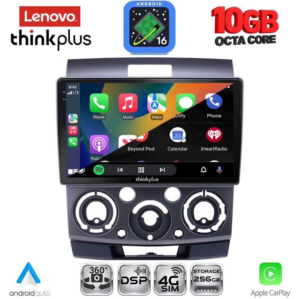 LENOVO LTM 11170_CPA (9inc) MULTIMEDIA TABLET for FORD RANGER | MAZDA BT50 mod. 2006-2011 LENOVO LTM 11170_CPA (9inc) MULTIMEDIA TABLET for FORD RANGER | MAZDA BT50 mod. 2006-2011