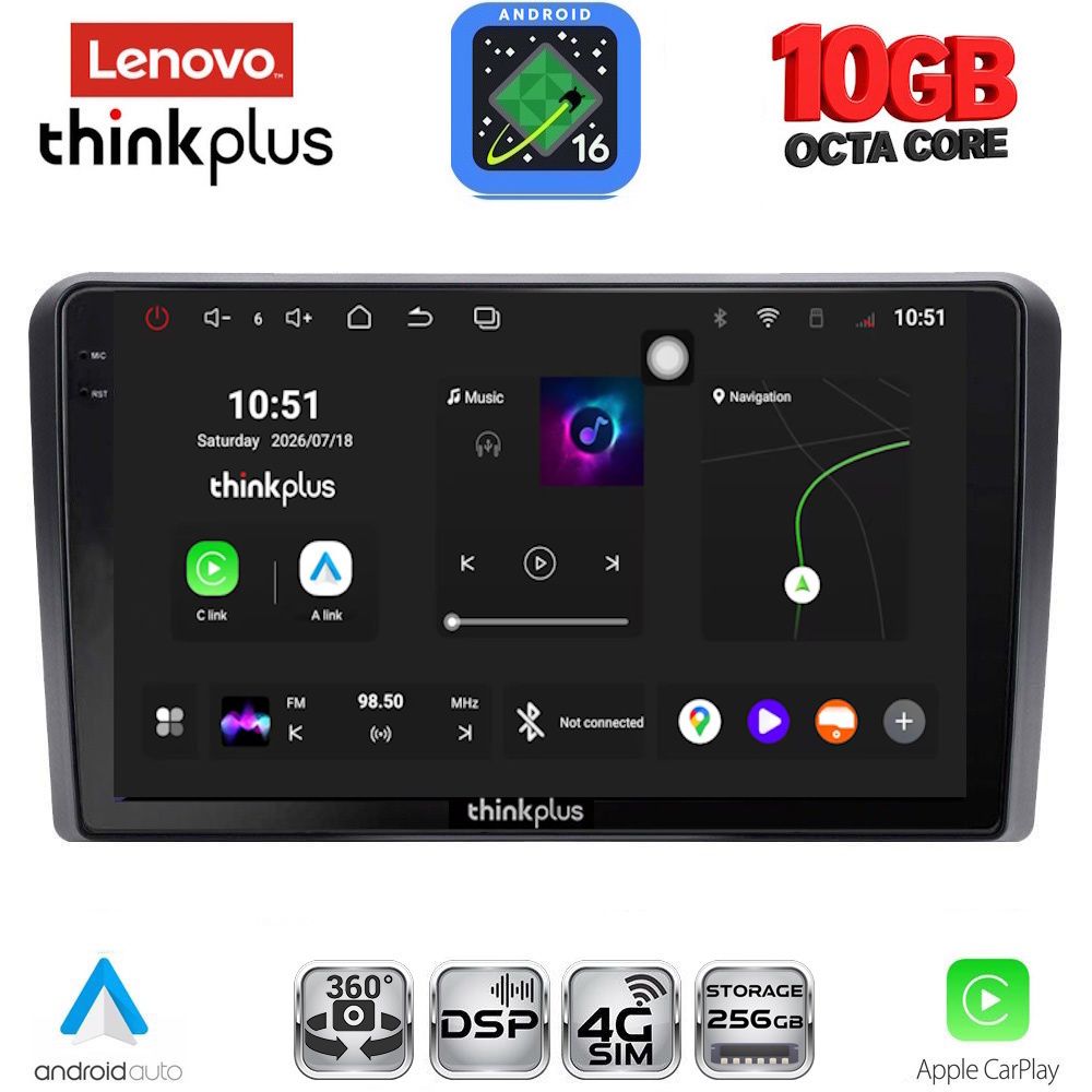 LENOVO LTM 11174L_CPA (10inc) MULTIMEDIA TABLET for FORD TRANSIT CONNECT mod. 2018-2025 Low Version LENOVO LTM 11174L_CPA (10inc) MULTIMEDIA TABLET for FORD TRANSIT CONNECT mod. 2018-2025 Low Version