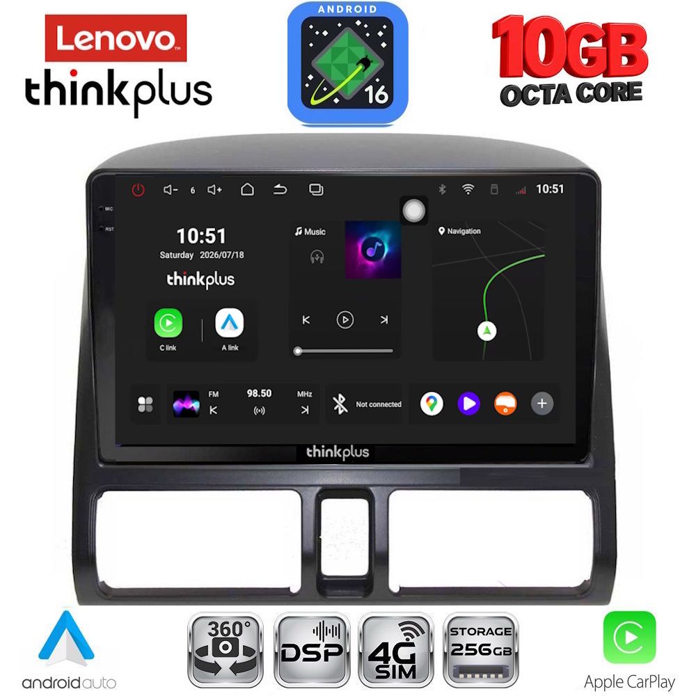 LENOVO LTM 11196_CPA CLIMA (9inc) MULTIMEDIA TABLET for HONDA CRV mod. 1996-2006 LENOVO LTM 11196_CPA CLIMA (9inc) MULTIMEDIA TABLET for HONDA CRV mod. 1996-2006