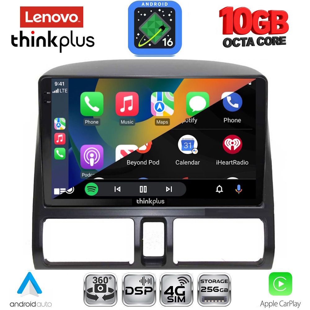 LENOVO LTM 11196_CPA CLIMA (9inc) MULTIMEDIA TABLET for HONDA CRV mod. 1996-2006 LENOVO LTM 11196_CPA CLIMA (9inc) MULTIMEDIA TABLET for HONDA CRV mod. 1996-2006
