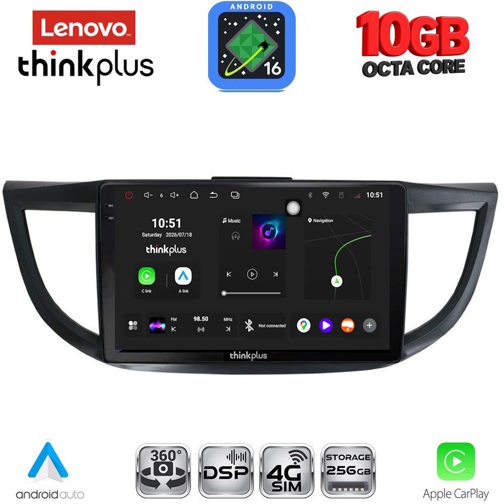 LENOVO LTM 11198_CPA (10inc) MULTIMEDIA TABLET for HONDA CRV mod. 2013-2017 LENOVO LTM 11198_CPA (10inc) MULTIMEDIA TABLET for HONDA CRV mod. 2013-2017