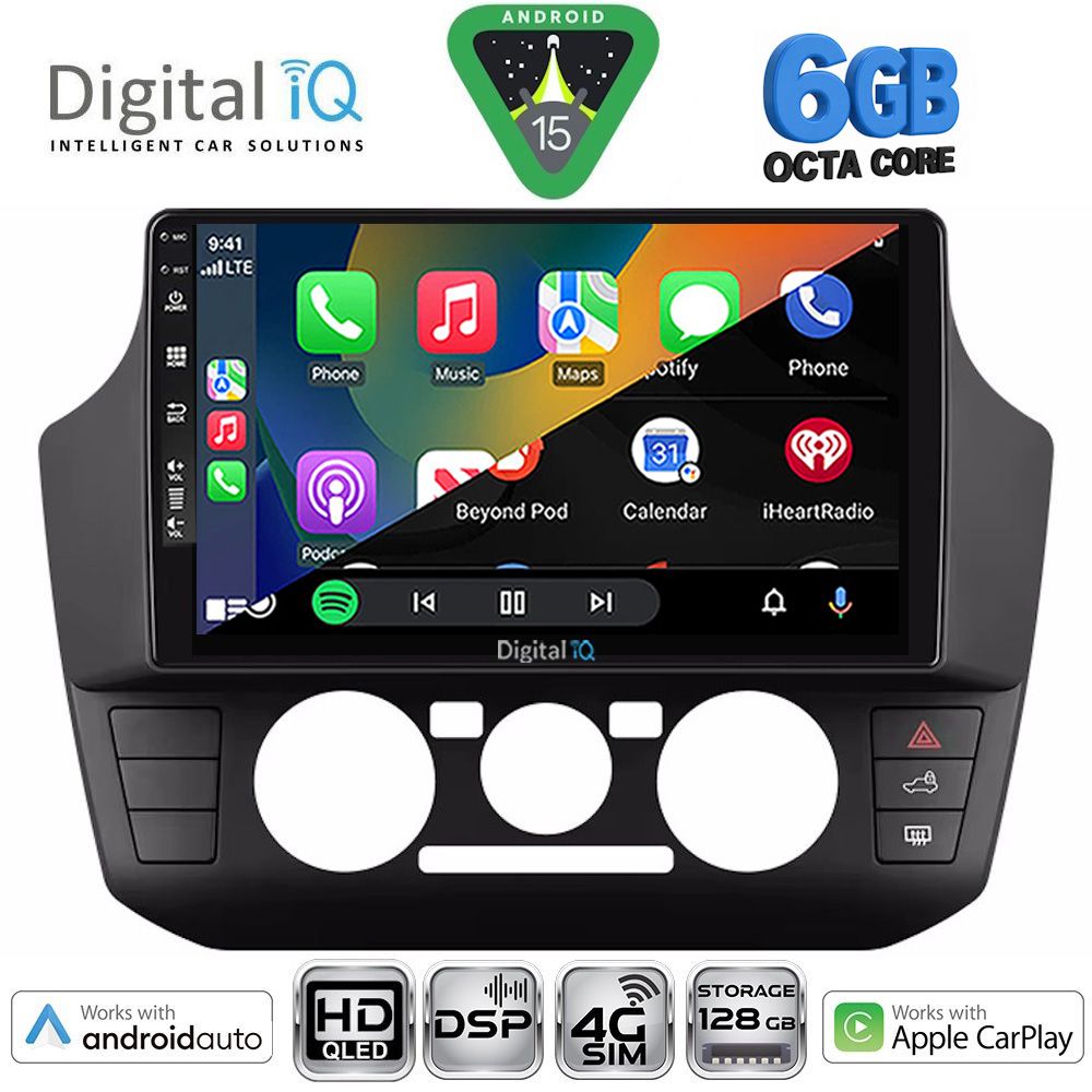 DIGITAL IQ BXF 17774_CPAA (9inc) MULTIMEDIA TABLET for SEAT MII - SKODA CITIGO - VW UP mod. 2017-2023 DIGITAL IQ BXF 17774_CPAA (9inc) MULTIMEDIA TABLET for SEAT MII - SKODA CITIGO - VW UP mod. 2017-2023