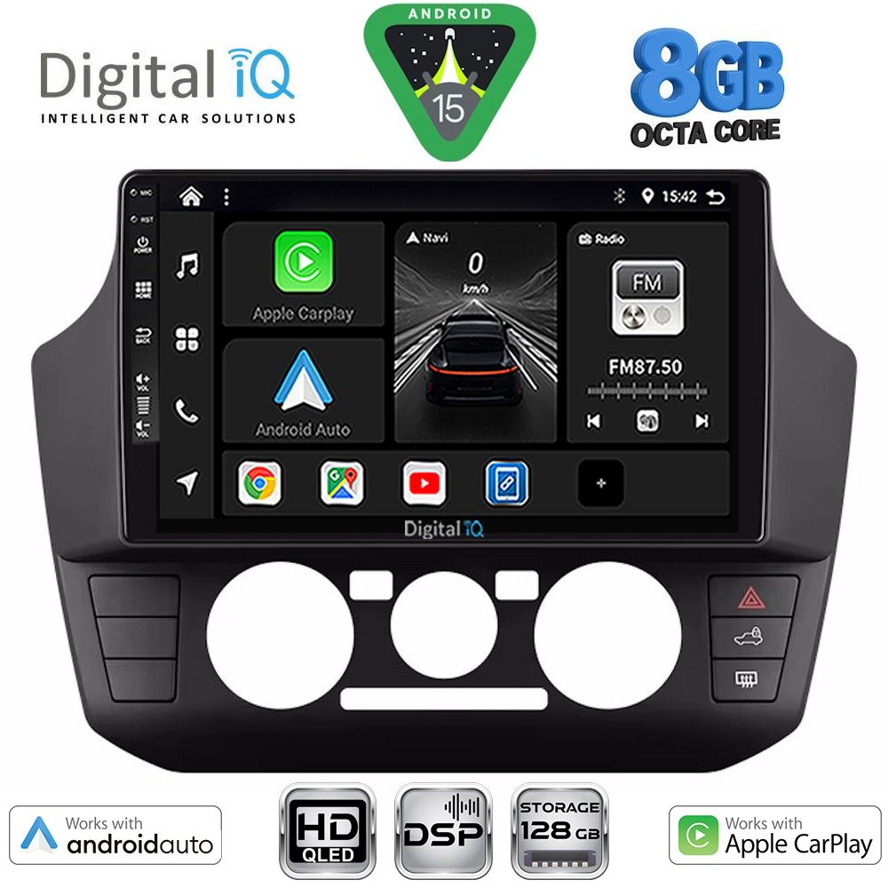 DIGITAL IQ BXF 18774_CPAA (9inc) MULTIMEDIA TABLET for SEAT MII - SKODA CITIGO - VW UP mod. 2017-2023 DIGITAL IQ BXF 18774_CPAA (9inc) MULTIMEDIA TABLET for SEAT MII - SKODA CITIGO - VW UP mod. 2017-2023
