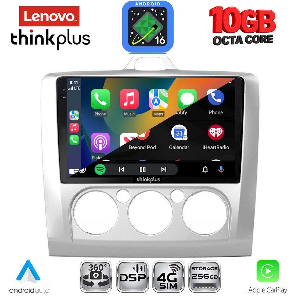 LENOVO LTM 11156SL_CPA A/C (9inc) MULTIMEDIA TABLET for FORD FOCUS mod. 2005-2012 (SILVER) LENOVO LTM 11156SL_CPA A/C (9inc) MULTIMEDIA TABLET for FORD FOCUS mod. 2005-2012 (SILVER)