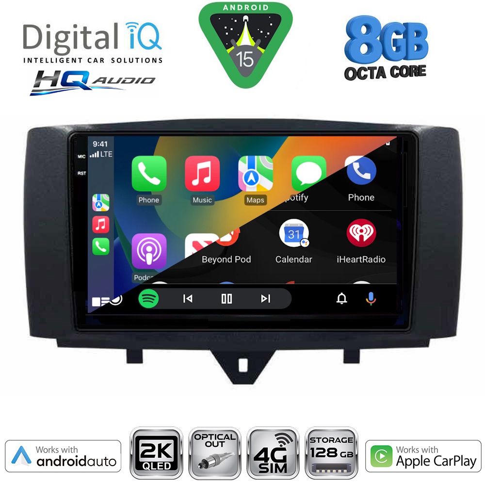 DIGITAL IQ BXK 20622_CPAA (9inc) MULTIMEDIA TABLET for SMART (451) mod. 2010-2015 DIGITAL IQ BXK 20622_CPAA (9inc) MULTIMEDIA TABLET for SMART (451) mod. 2010-2015