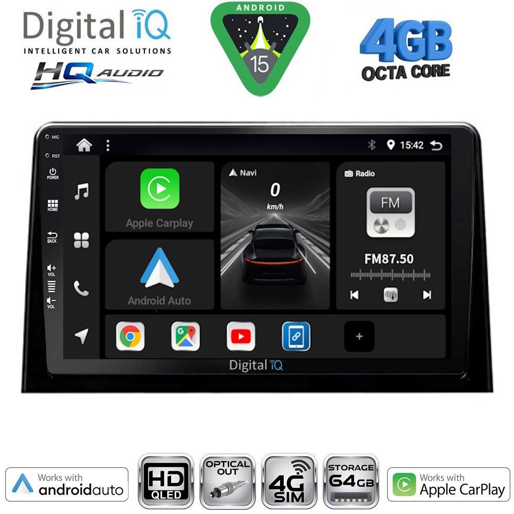 DIGITAL IQ BXK 19082_CPAA (10inc) MULTIMEDIA TABLET for CITROEN BERLINGO – OPEL COMBO – PEUGEOT PARTNER – TOYOTA PROACE mod. 2018-2026 - FIAT DOBLO mod. 2022-2026 DIGITAL IQ BXK 19082_CPAA (10inc) MULTIMEDIA TABLET for CITROEN BERLINGO – OPEL COMBO – PEUGEOT PARTNER – TOYOTA PROACE mod. 2018-2026 - FIAT DOBLO mod. 2022-2026