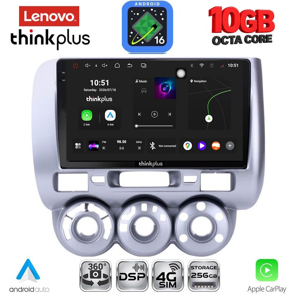 LENOVO LTM 11210_CPA A/C (9inc) MULTIMEDIA TABLET for HONDA JAZZ mod. 2002-2008 LENOVO LTM 11210_CPA A/C (9inc) MULTIMEDIA TABLET for HONDA JAZZ mod. 2002-2008