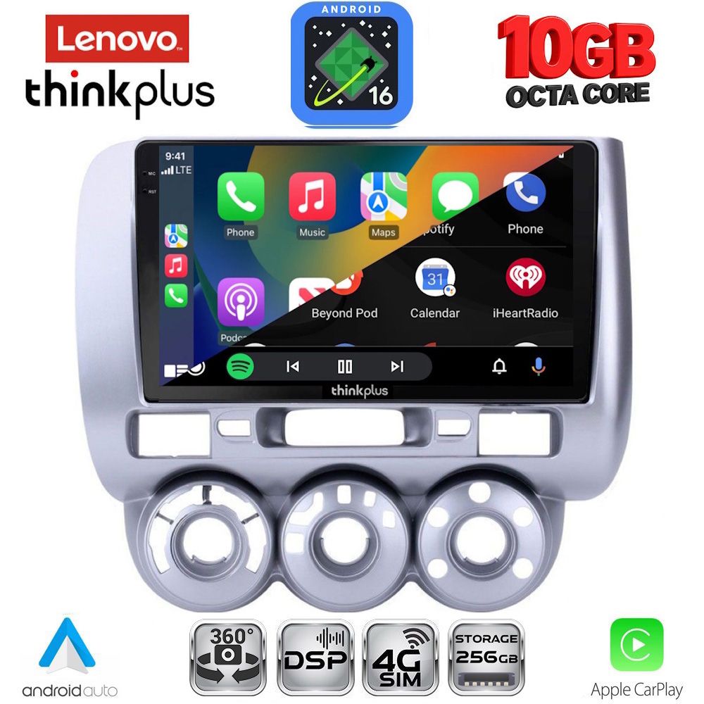 LENOVO LTM 11210_CPA A/C (9inc) MULTIMEDIA TABLET for HONDA JAZZ mod. 2002-2008 LENOVO LTM 11210_CPA A/C (9inc) MULTIMEDIA TABLET for HONDA JAZZ mod. 2002-2008