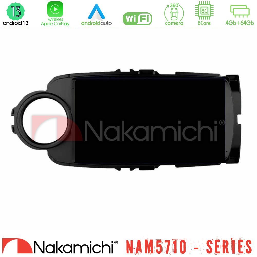 Nakamichi NAM5710 Series 8Core Android13 4+64GB Toyota Yaris 2015-2019 Navigation Multimedia Tablet 9 (Μαύρο Χρώμα) Nakamichi NAM5710 Series 8Core Android13 4+64GB Toyota Yaris 2015-2019 Navigation Multimedia Tablet 9 (Μαύρο Χρώμα)