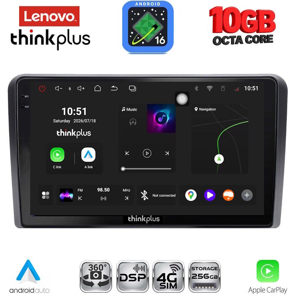 LENOVO LTM 11324_CPA (CLIMA+A/C) (9inc) MULTIMEDIA TABLET for KIA SPORTAGE mod. 2004-2010 LENOVO LTM 11324_CPA (CLIMA+A/C) (9inc) MULTIMEDIA TABLET for KIA SPORTAGE mod. 2004-2010