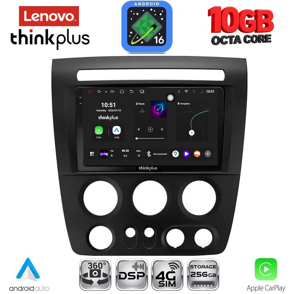 LENOVO LTM 11218_CPA (9inc) MULTIMEDIA TABLET for HUMMER H3 mod. 2005-2009 LENOVO LTM 11218_CPA (9inc) MULTIMEDIA TABLET for HUMMER H3 mod. 2005-2009