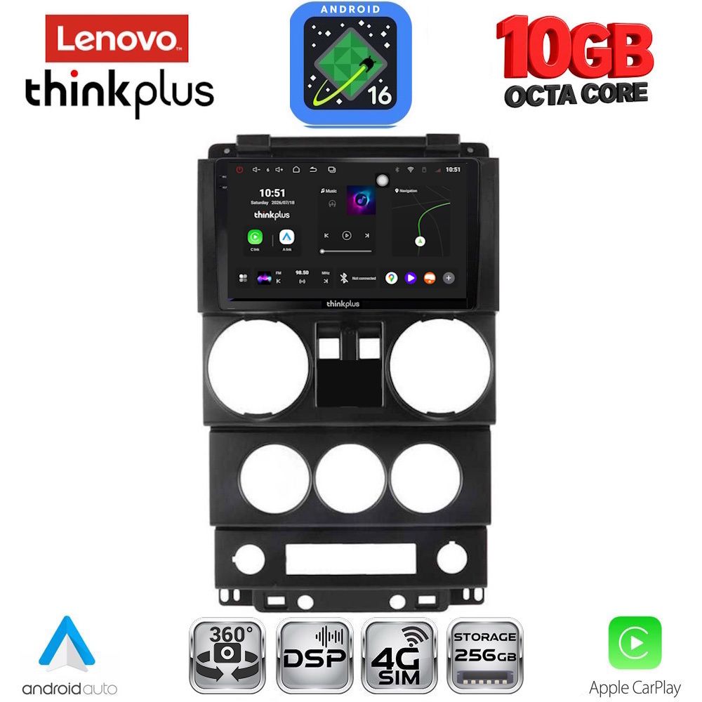 LENOVO LTM 11293_CPA (9inc) MULTIMEDIA TABLET for JEEP WRANGLER mod. 2006-2011 LENOVO LTM 11293_CPA (9inc) MULTIMEDIA TABLET for JEEP WRANGLER mod. 2006-2011