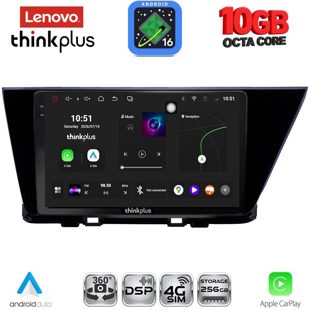 LENOVO LTM 11305_CPA (9inc) MULTIMEDIA TABLET for KIA NIRO mod. 2017-2021 LENOVO LTM 11305_CPA (9inc) MULTIMEDIA TABLET for KIA NIRO mod. 2017-2021
