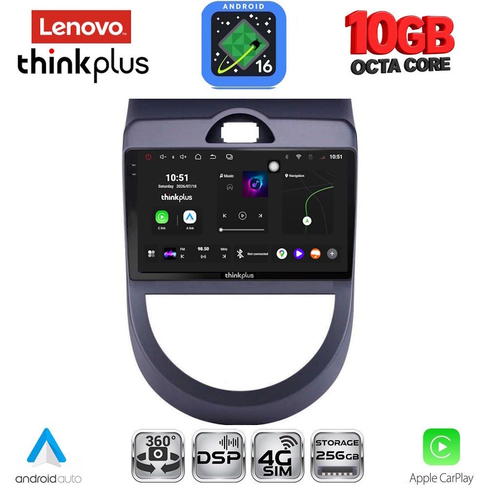 LENOVO LTM 11320_CPA (9inc) MULTIMEDIA TABLET for KIA SOUL mod. 2008-2013 LENOVO LTM 11320_CPA (9inc) MULTIMEDIA TABLET for KIA SOUL mod. 2008-2013