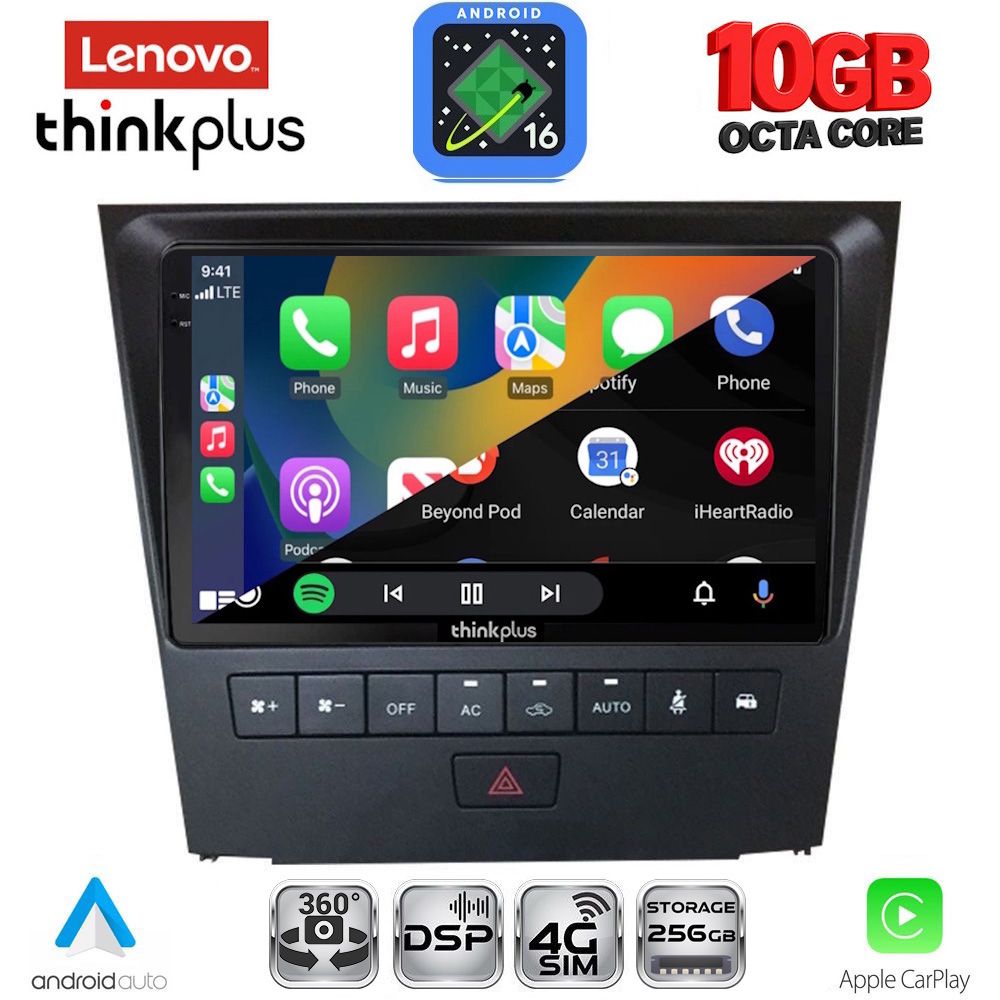 LENOVO LTM 11341_CPA (9inc) MULTIMEDIA TABLET for LEXUS GS mod. 2004-2011 LENOVO LTM 11341_CPA (9inc) MULTIMEDIA TABLET for LEXUS GS mod. 2004-2011