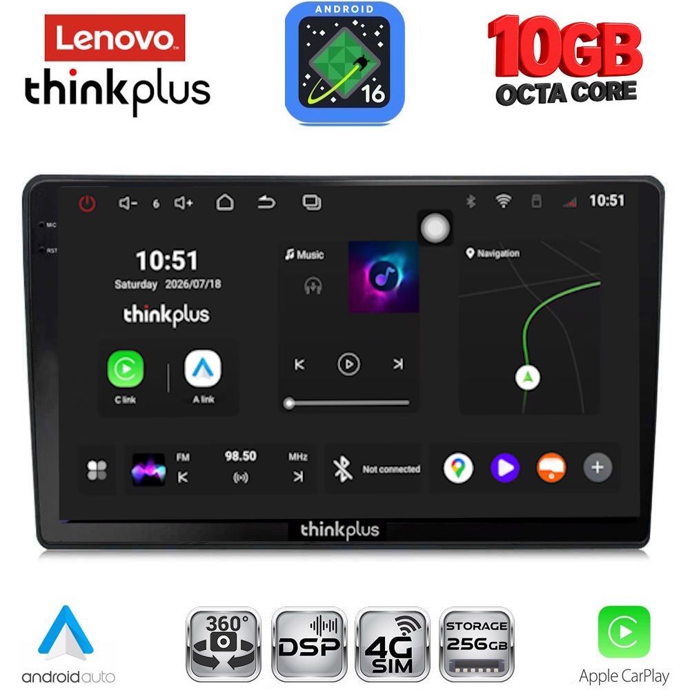 LENOVO LTM 11360_CPA (9inc) MULTIMEDIA TABLET for MAZDA 2 mod. 2002-2007 LENOVO LTM 11360_CPA (9inc) MULTIMEDIA TABLET for MAZDA 2 mod. 2002-2007