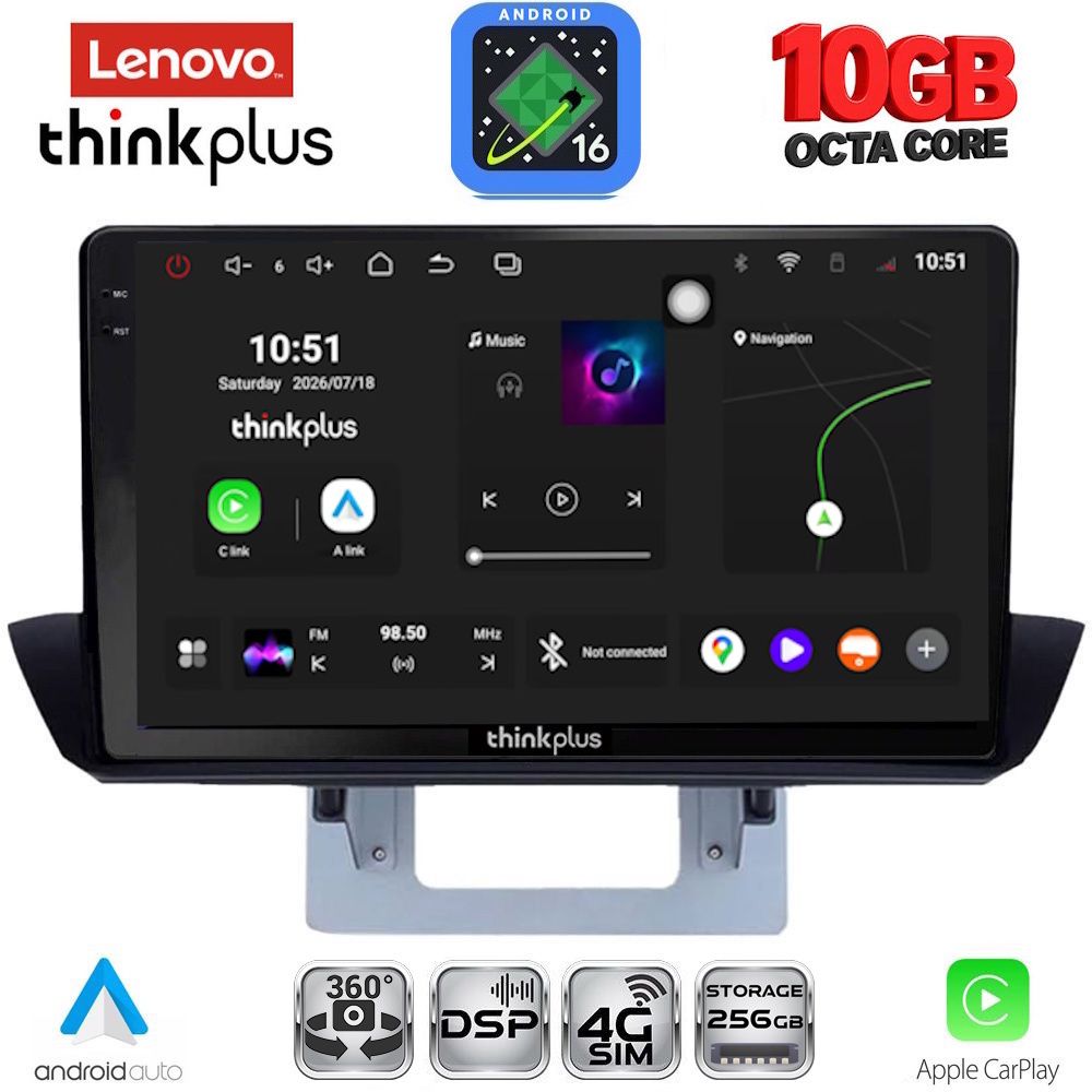 LENOVO LTM 11364_CPA DASH (9inc) MULTIMEDIA TABLET for MAZDA BT50 mod. 2012-2019 LENOVO LTM 11364_CPA DASH (9inc) MULTIMEDIA TABLET for MAZDA BT50 mod. 2012-2019